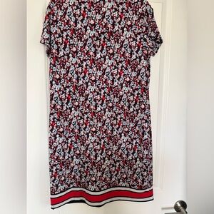 Michael Kors Red and Blue Floral Dress